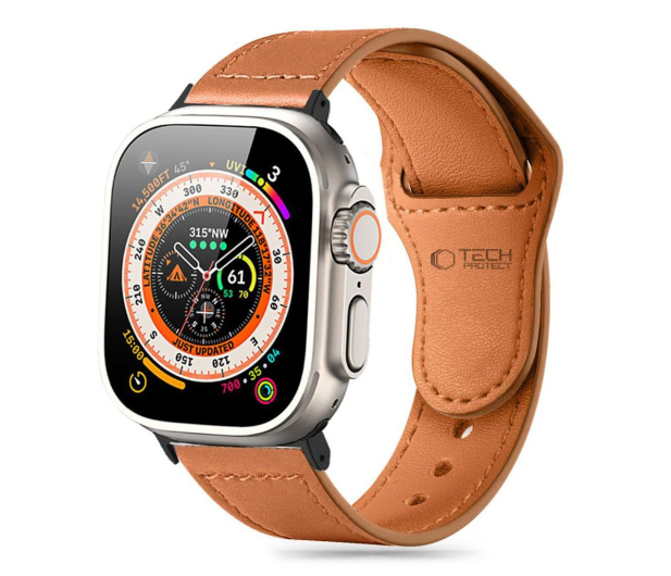 TECH-PROTECT Naturalfit do Apple Watch 44/45/46/49 mm Brown 5906302312634 - 1285539 - zdjęcie